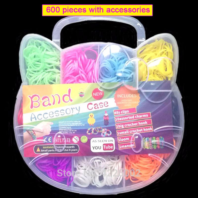 Tools Workshop Kids - Bunte Gummibänder Webstuhl elastische DIY Set