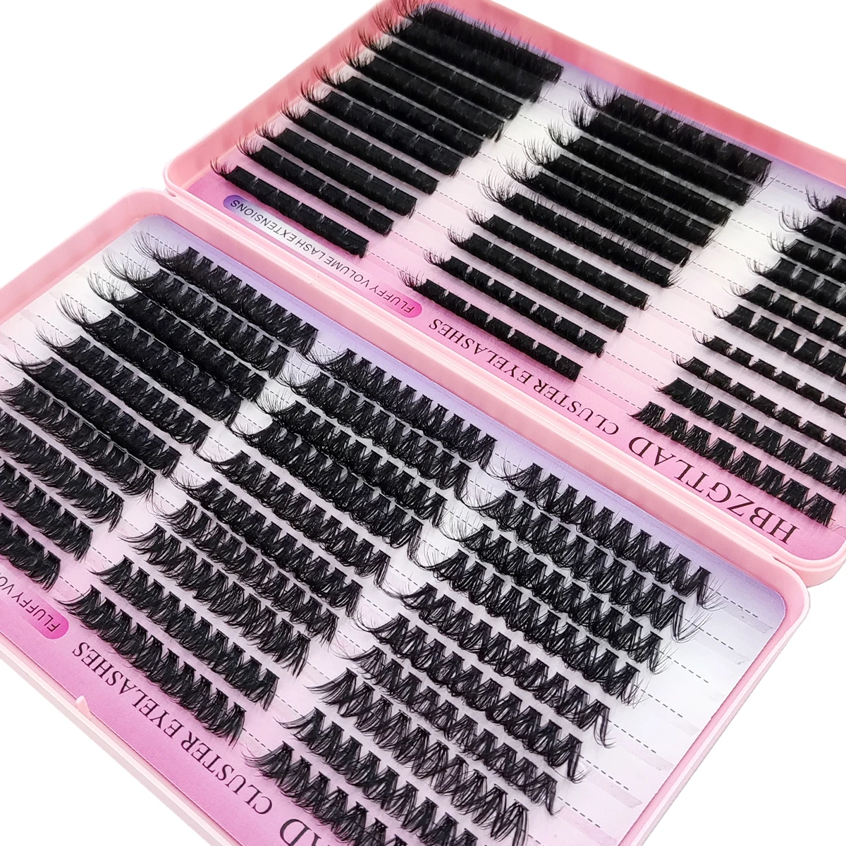 Tools Qa - AMSDCN Neu 60D-200DMix 5D Flauschige Einzelwimpern-Cluster-Extensions,