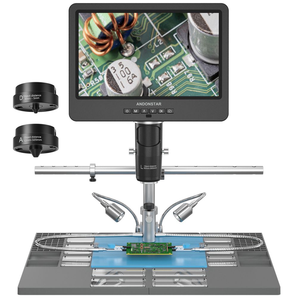 Tools For Electronic Workshop - Andonstar Trinokular HDMI USB Digitalmikroskop AD249SM
