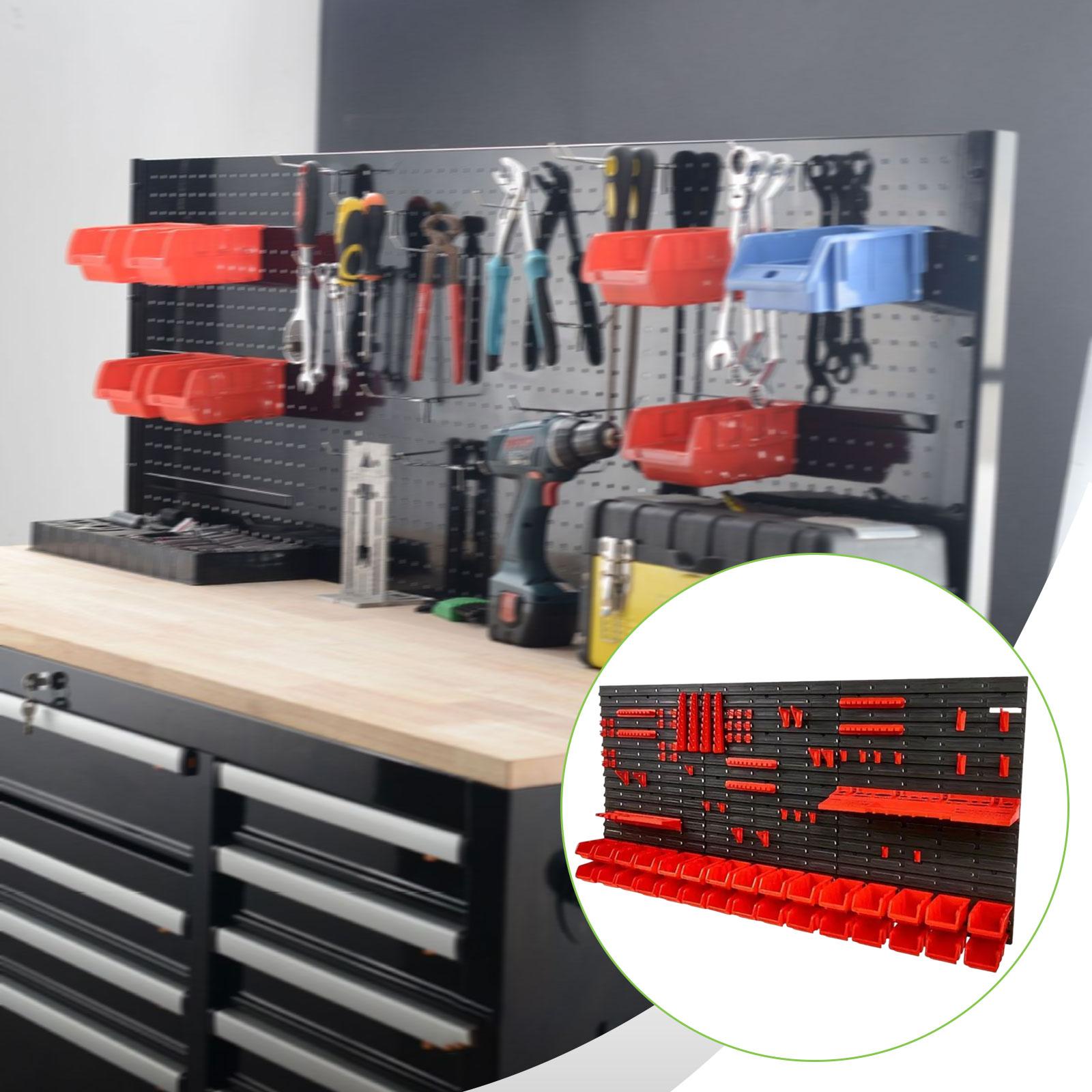 Workshop Tools Organizing - ABS-Kunststoff Werkzeugorganisationsbehälter Wand-Werkzeugorganizer Schubladenorganizer Werkzeugausrüstung für