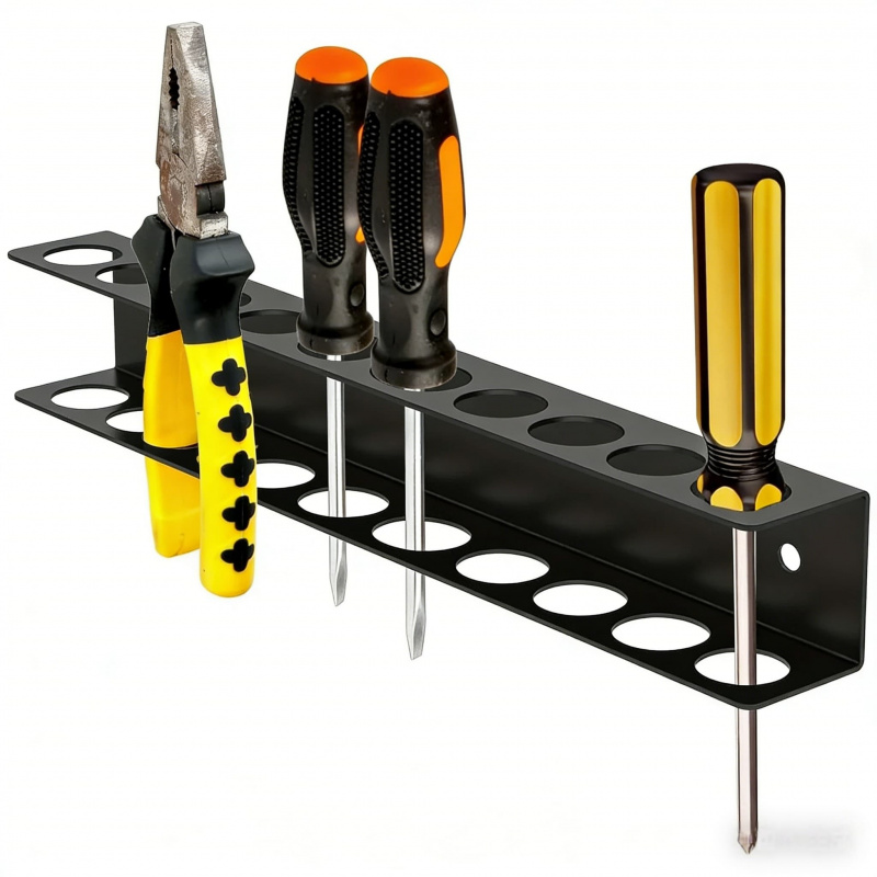 Workshop Tools Organizing - 14-teilige wandmontierte rostfreie Werkzeugaufbewahrungstafel für den