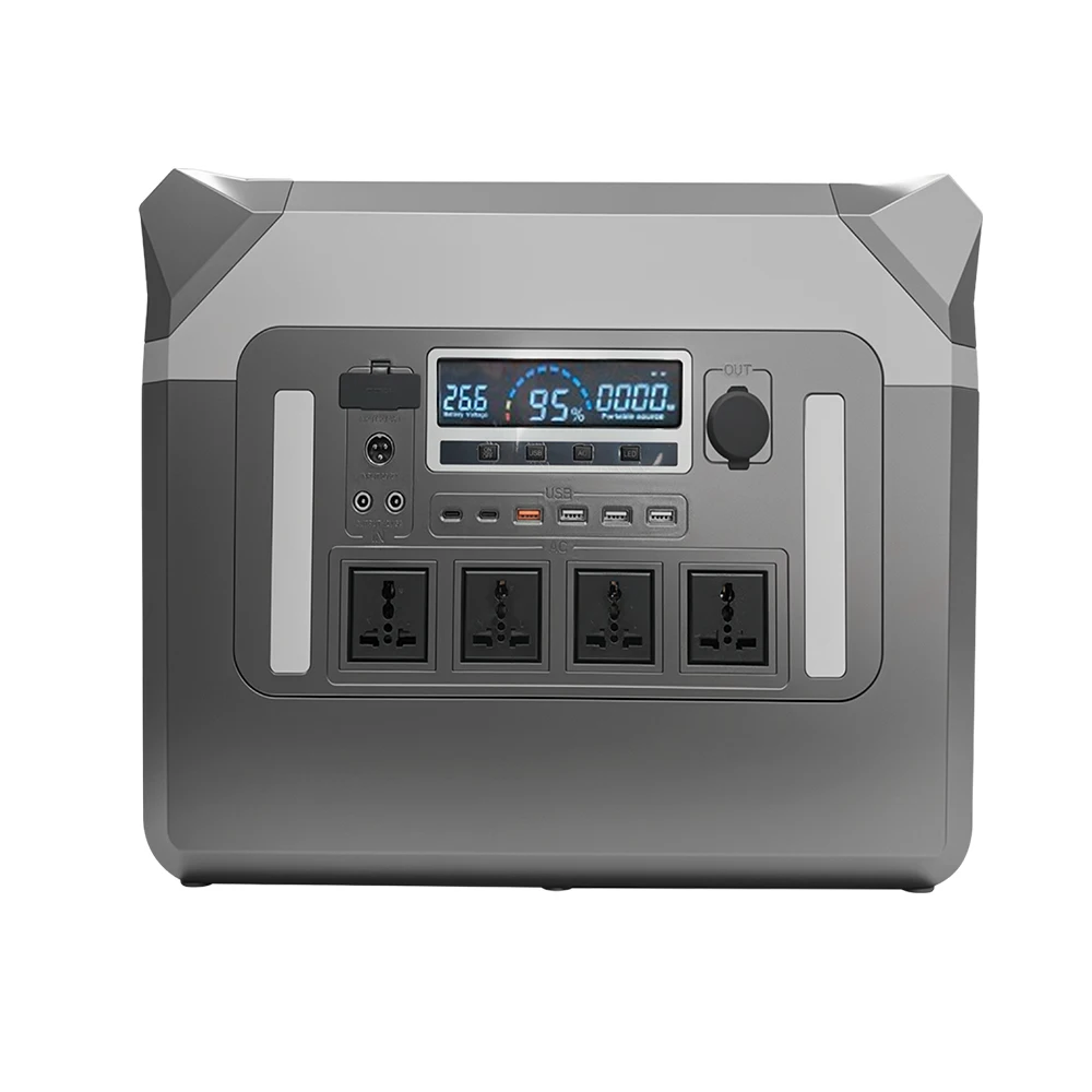 Tools Qa - QA-P3000Pro Hochleistungs-3000W Tragbare Powerstation LiFePO4 Lithium-Ionen-Backup