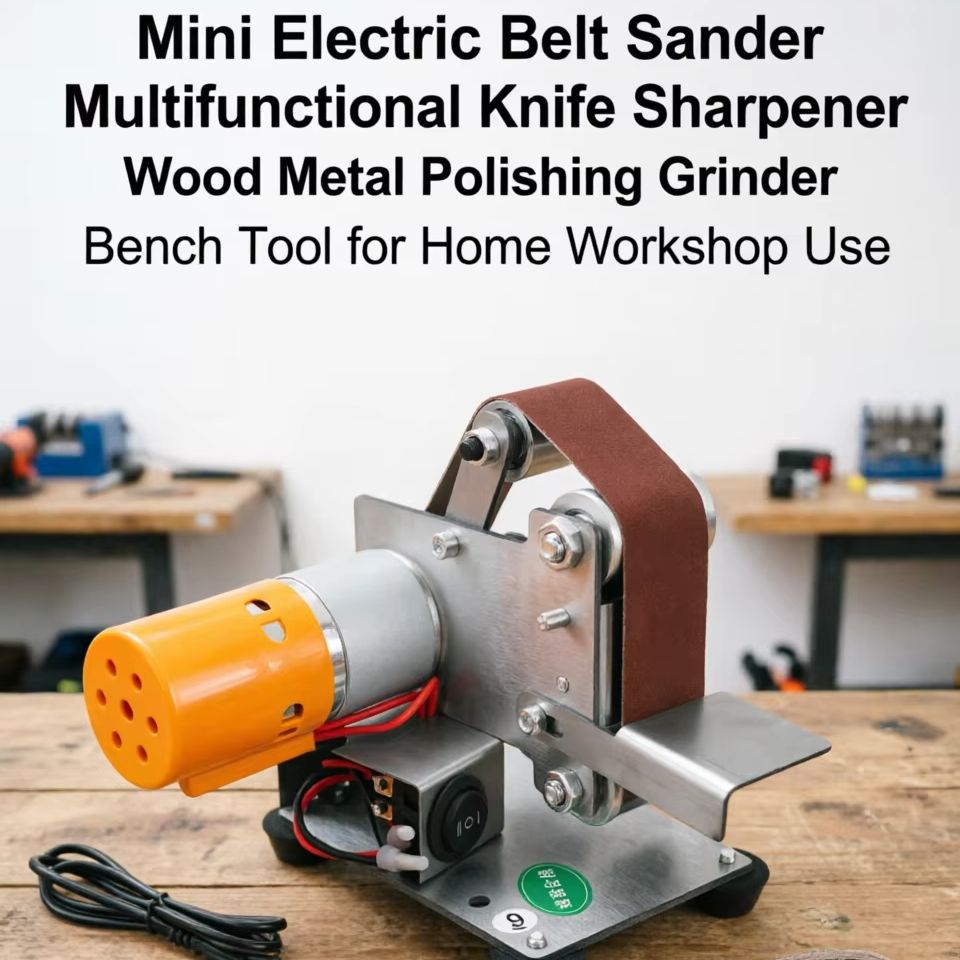 Workshop Tools Knife Sharpener - Mini Elektrischer Bandschleifer Multifunktionaler Messerschärfer Holz-