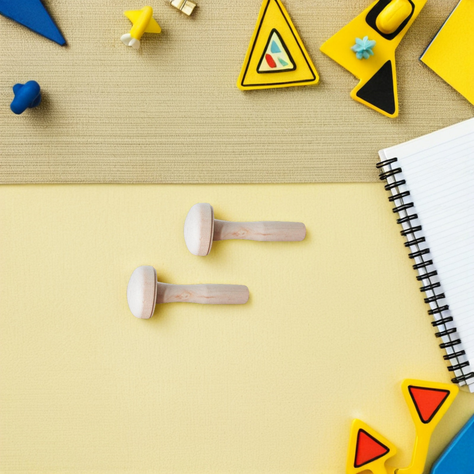 10 Stück Kinder Holzpilz-Druck – Tools Workshop Kids Bewertung und Preis
