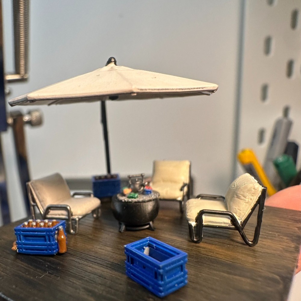 Diorama 1/64 Freizeitterrasse  – Tools Workshop Kids Bewertung und Preis