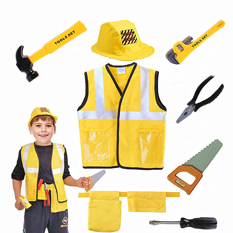 Bauarbeiter-Weste für Kleinkin – Tools Workshop Kids Bewertung und Preis