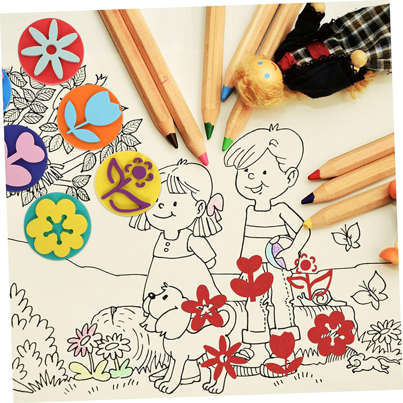 6 Teile/beutel Schaum Stempel  – Tools Workshop Kids Bewertung und Preis