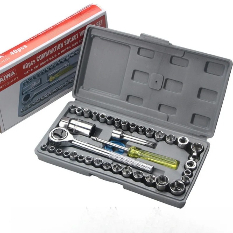 40-teiliger Kombinations-Steck – Tools For Motorcycle Workshop Bewertung und Preis